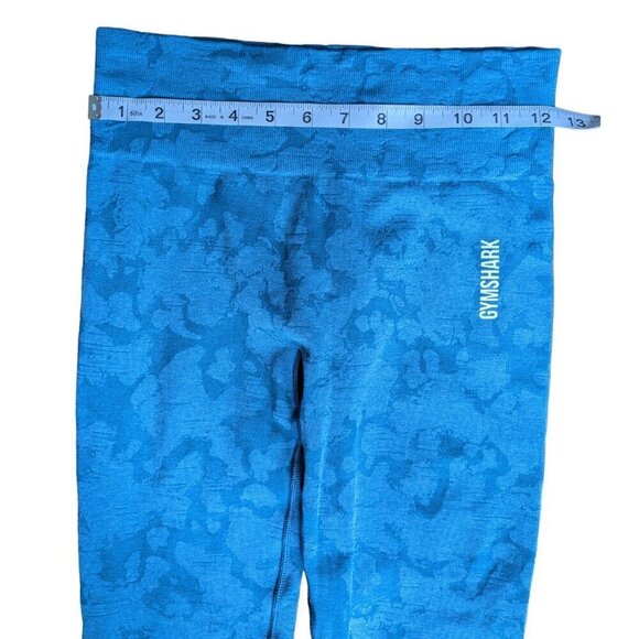 Gymshark Adapt Seamless Textured Blue Leggings Women Size Small - Picture 7 of 8